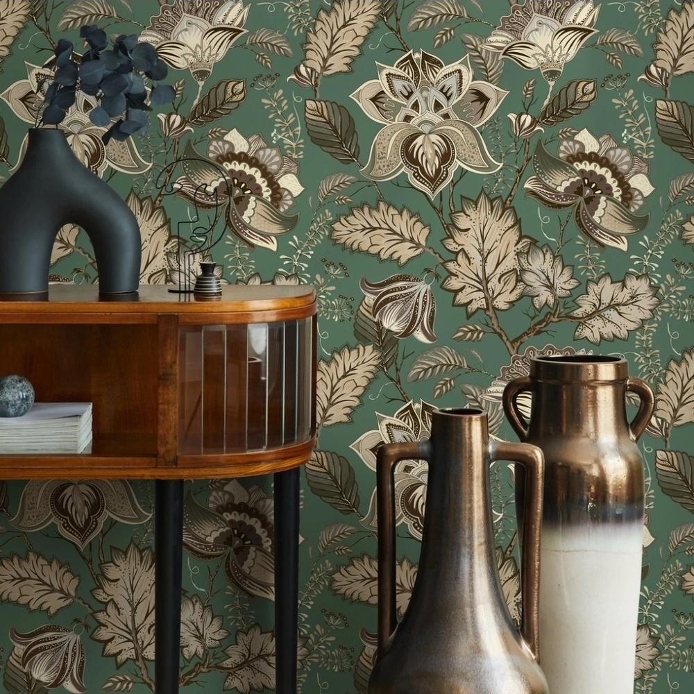 Yullpaper William Morris Floral Vintage Peel and Stick Vinyl Wallpaper 17"x102"